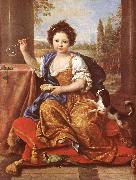 MIGNARD, Pierre Girl Blowing Soap Bubbles France oil painting reproduction